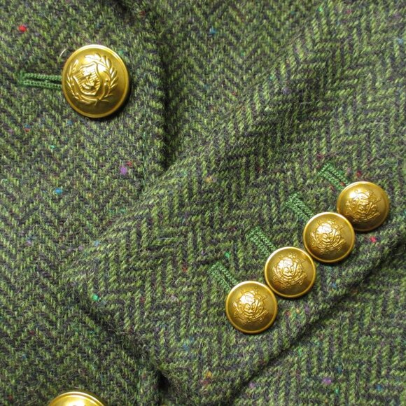 NWT J.Crew Bristol Blazer in Meadow Herringbone Wool Double-Breasted Jacket 12 - Picture 6 of 6